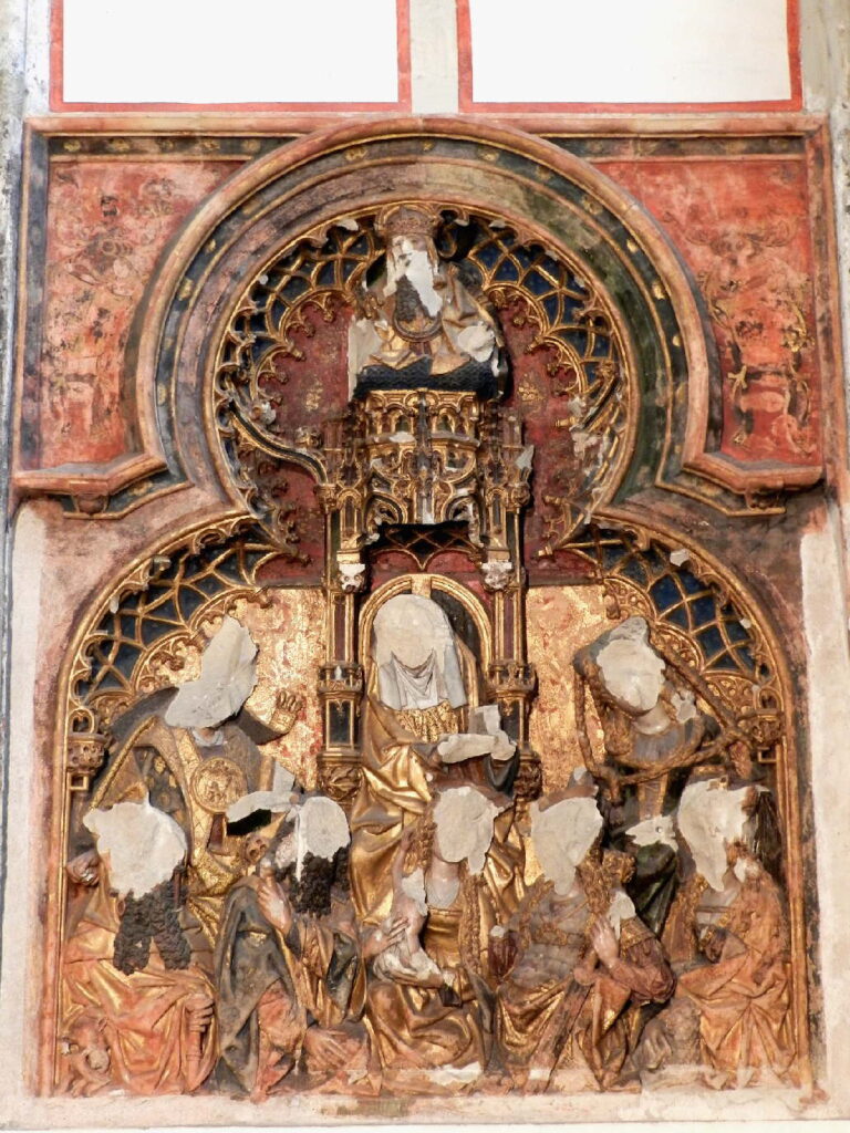 tijdsperiode 4 beeldengroep sint anna te drieën in de utrechtse domkerk beeldenstorm